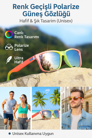 Enjoy Sunglasses Color Transition Polarized and Uv400 Protection Sunglasses Lightweight Stylish Design Unisex