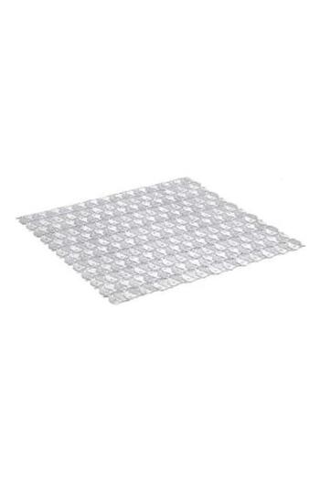 Generic TATAY Fish Design Square Shaped Anti-Slip PVC Bath Mat Pergamon White 54 x 54cm 5511301