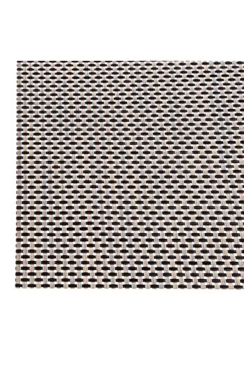 Generic Secret de Gourmet Rectangular Texaline Placemat Black and Beige 50 x 35cm 125070B