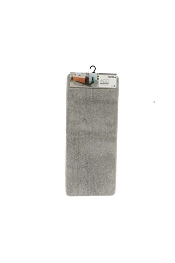 Generic Tendance Large Double Sink Anti-Slip Microfiber Bathroom Mat Light Grey 50 x 120cm 7741183