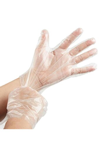 Generic Mediation & Guarantee Trading 25-Piece Disposable Non-Medical Gloves Clear