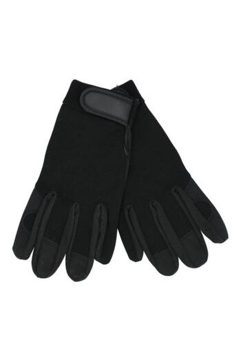 Generic Regal Mechanic Gloves Pair Black Medium