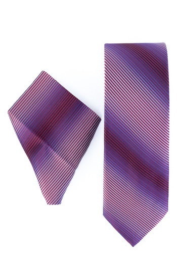 Oppland Men's Tie Classic Handkerchief Stylish Easy to Shape Lecco Patterned Slim Fitwide Design