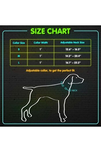 Iseen dog collar, LED, thermoplastic polyurethane, red/black, size M