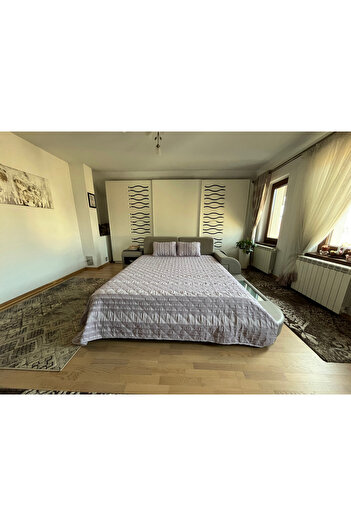 Coneltex Decorative and protective bedspread CreponTex by Coneltex, 220 x 240 cm, double bed, lilac