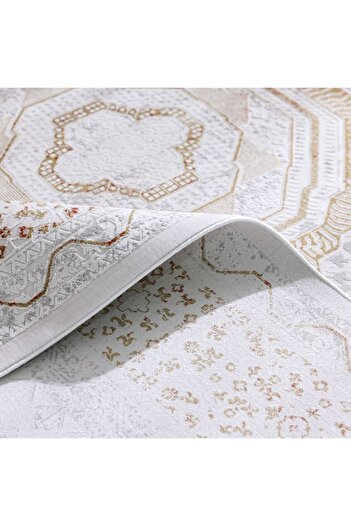 Danube Home Luxura Artsilk Modernclassic Rug Acrylic Area Rug Floor Covering L230xW160cm-Gold Multi