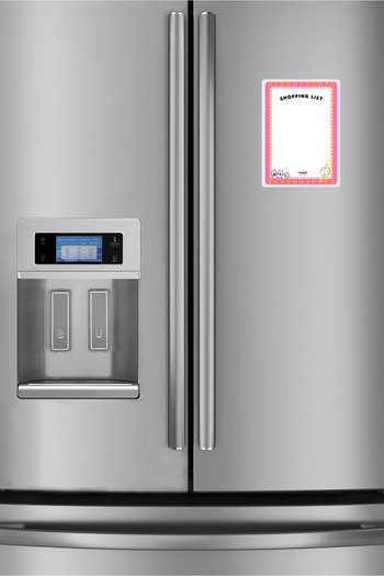 The Grade Summer Sil Timeless Pink Shopping List Magnetic Fridge Planner Refrigerator Memo Holder Magnet Note Holder