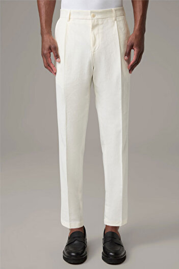 STRELLSON PANTS 11 LOIS3 - - 48, CREAM