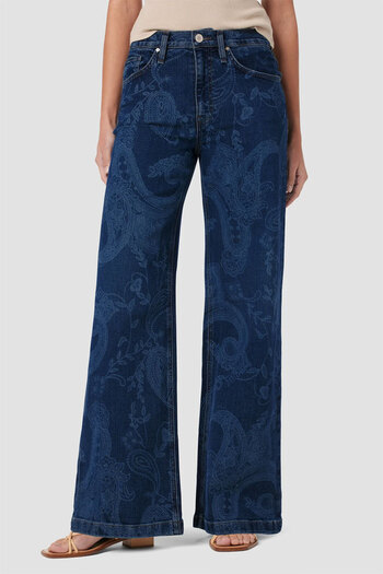 Hudson JODIE JEANS CU CROCIERE LATĂ - - 23, ALBASTRU