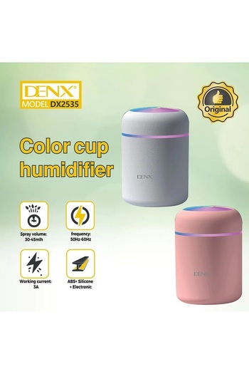 Denx DENEX DX2535 Portable Air Humidifier for Home and Car with Colorful Lights