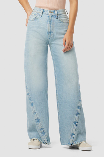 Hudson Blugi James Hr Frwd Seam Widele Gw/fermoar - - Albastru, 25