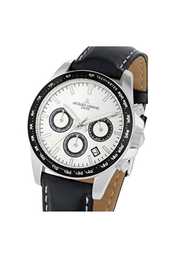Jacques Lemans Ανδρικό Ρολόι Jacques Lemans 1-1877B, Quartz, 40mm, 20ATM