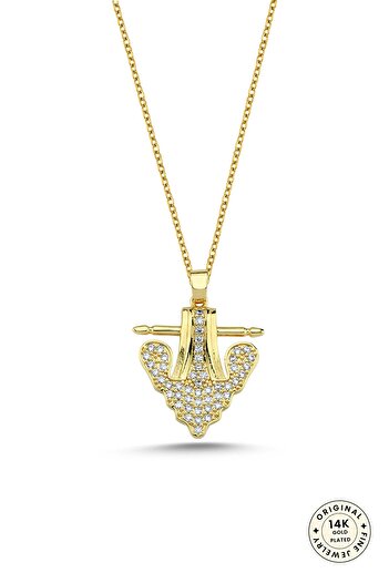 cacharel classic 14K Altın Kaplama Çelik Kolye
