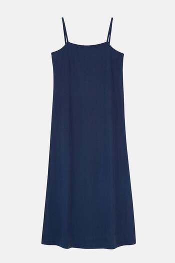 Reflect Studio Βασικό TENCEL ™   Μακρύ Φόρεμα - Navy Blue