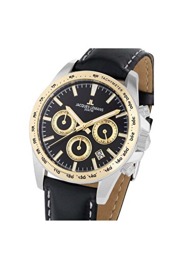 Jacques Lemans Ανδρικό Ρολόι 1-1877d, Quartz, 40mm, 20atm