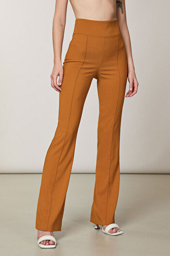 Patrizia Pepe CLASSIC PANTS - PATRIZIA PEPE - BROWN, 38