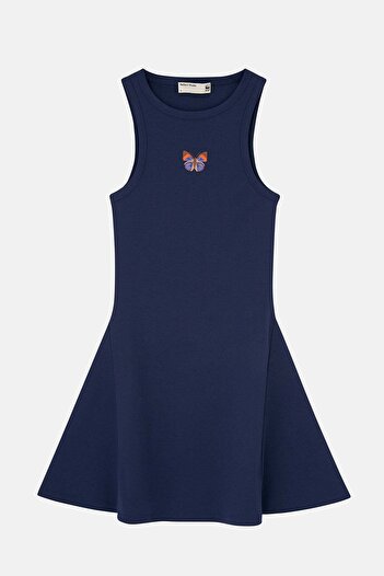 WWF Market Kallima Parelekta Premium κοντό φόρεμα - Navy Blue