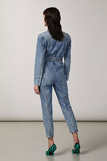 Patrizia Pepe DENIM DRESS - PATRIZIA PEPE - BLUE, 38