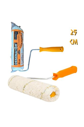 DESENATÖR Desenatör Extra Plastic Interior-Exterior Paint Roller - 25 cm