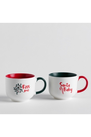 HomeVibes Set 2 tradinios mugs
