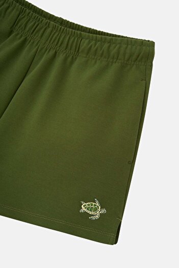 WWF Market Caretta Women's Premium Shorts - Khaki