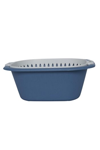 Limitless Double-Layer Drain Basket, Stackable Soaking & Draining Solution for Fresh Fruits and Vegg