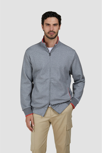PAUL&SHARK Cotton Nylon Zipped Sweatshirt