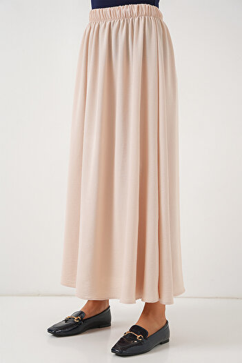 Bigdart Women's Long Ayrobin Skirt 8050 - Beige