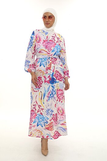 Butik Women's plus size print dress