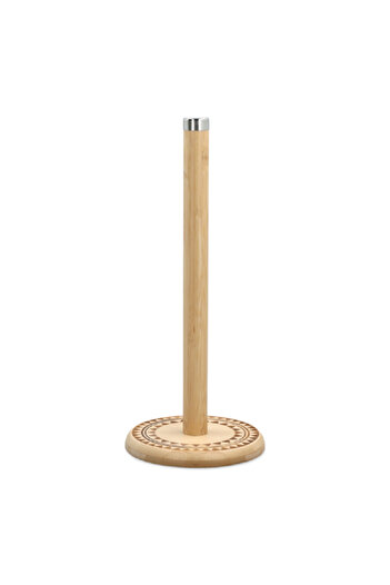 Bien Servi Bamboo Tissue Roll Holder Stand Brown