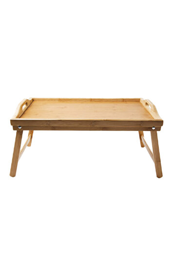 Bien Servi Eco Friendly and Space Saving Bamboo Breakfast Table Brown