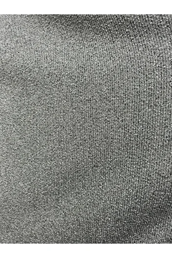 Erdoğanlar Koza Bohemian Fabric Dark Gray Background Curtain 1/3 Tight Pleated