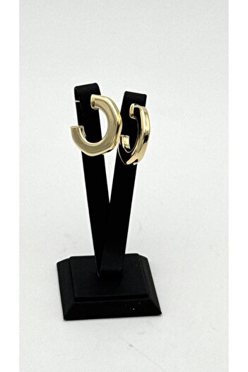ELİOSA Symmetry (Xuping) Gold Tarnish Steel Earrings