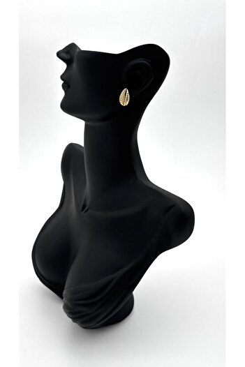 ELİOSA Gold Zircon Stone Detail Tarnish-Free (Xupıng) Steel Earrings