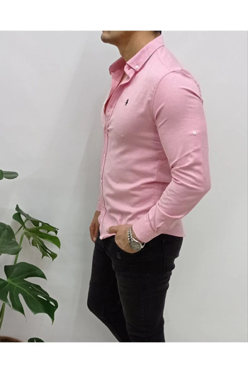 NO4 Oxford Slim Fit Cut Men's Shirt