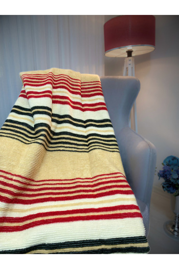 Kuyucak Battaniye Cotton Double Blanket Seasonal Gift