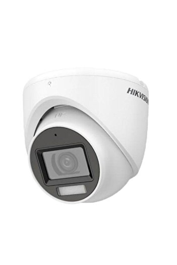 Hikvision Turelă cameră cu lumină hibridă inteligentă ColorVu DS-2CE76D0T- LMFS (2.8MM); 2MP; Senzor: CMOS 2 MP;