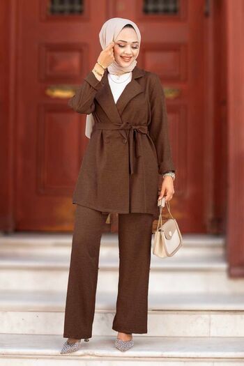 EBRUTESETTÜR Blazer Jacket Hijab Double Suit