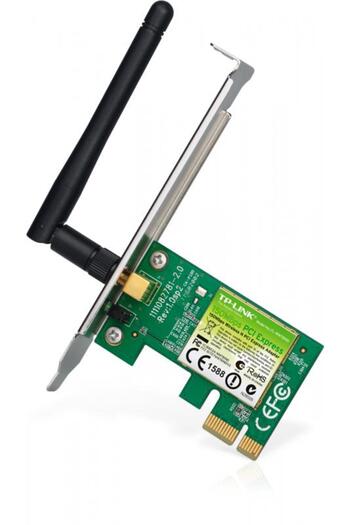 TP-LINK Router Wireless TPL ADAPT PCI-E N150 2.4GHZ ANT DET