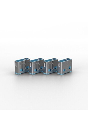 LİNDY Cabluri periferice Lindy USB Port Locks 4x Blue+Key