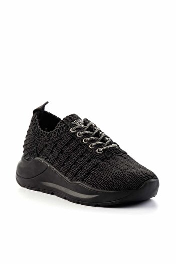 Bambi Siyah Platin Kadın Sneaker K01792015216