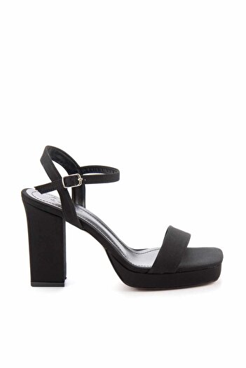 Bambi Matte Black Women's Classic Heeled Shoes K05215161438