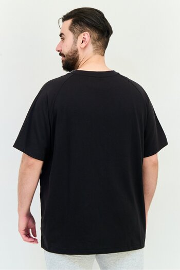 Puma Men Sportswear Fit Short Sleeve Brand Logo T-Shirt, Black