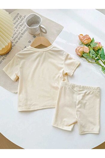 Renna Mood Girls/Boys Era Printed Shorts-Tshirt Set