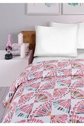 Evim Soren Single Pique Pink Yellow Orient 160X230 cm