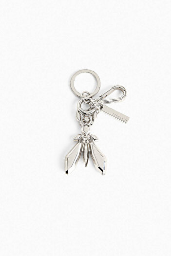 Patrizia Pepe FLY KEYCHAIN - PATRIZIA PEPE - ONE SIZE, SILVER