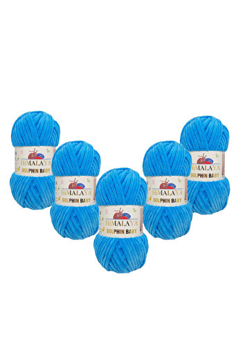 Himalaya Dolphin Baby Velvet Snur Pachet 5 - 80326 - 100 Gr. 120 Mt.