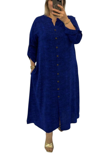 AKŞEN GİYİM Large Size 100% Cotton Woven Viscos Fabric Suitable for Shirt Dress
