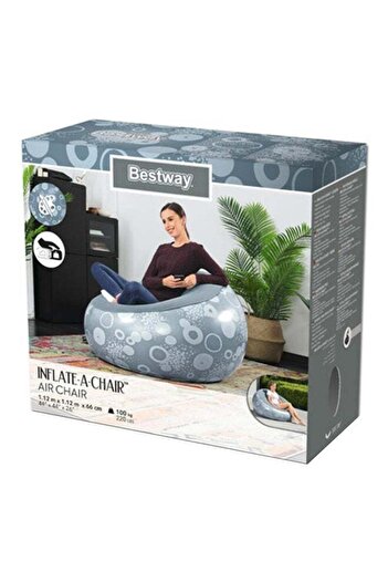 BESTWAY Inflatable Baby Seat Blue 44 x 44 x 26 inches