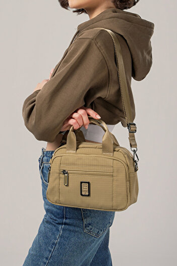 Getcho Drup Women's Mink Hand and Shoulder Bag Sports Stylish Cross Strap Multi-Eye Lightweight Fabric Mini Size Bag